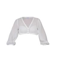 Marjo Dirndlbluse 3/4 Nandlstadt weiss