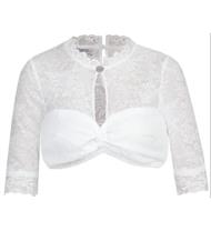 Marjo Dirndlbluse Irene-Norena offw.Halbarm