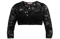 Marjo Dirndlbluse KA Adelschlag schwarz - Gr.40