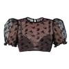 Marjo Dirndlbluse Kohlwies midnight - Gr.36