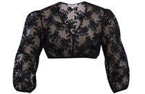 Marjo Dirndlbluse Tellheim schwarz - Gr.42