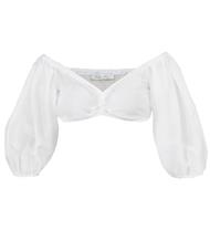 Marjo Dirndlbluse Thalindra weiss