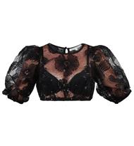 Marjo Dirndlbluse Vionella schwarz