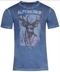 Marjo Herren T-Shirt Ben blau - M