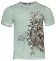 Marjo Herren T-Shirt Ingo eucalyptus
