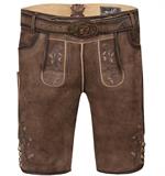Marjo Lederhose Kurz Hirschbach platin - Gr.52