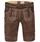 Marjo Lederhose Kurz Hirschbach platin - Gr.56
