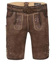 Marjo Lederhose Kurz Hirschbach platin