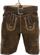Marjo Lederhose Schorsch inkl. Gürtel walnut gloss - Gr.54