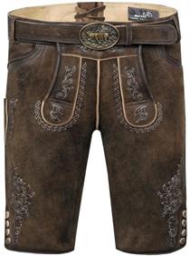 Marjo Lederhosen Kurz Kürnach espresso - Gr.56