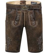 Marjo Lederhosen Kurz Kürnach espresso