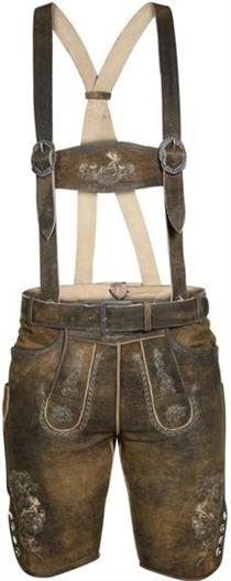 Marjo Lederhosen mit Träger u.Gürtel - Gr.60