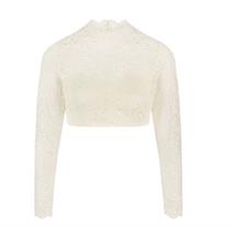 Nina von C Dirndlbluse langarm champagner - Gr.38