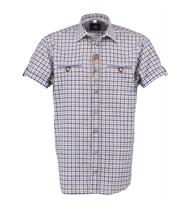 Orbis Hemd KA Slim Fit h'blau karo