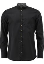 Orbis Hemd OK/Slim schwarz - Gr.45/46