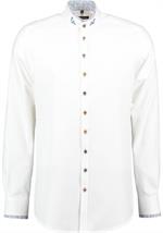 Orbis Hemd OK Slim weiss/marine - Gr.41/42