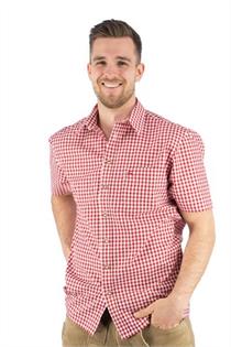 Orbis Hemd Regular Fit Karohemd KA rot - Gr.35/36 Orbis Hemd Regular Fit Karohemd KA rot - Gr.35/36