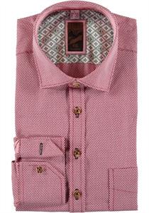 Orbis Hemd Slim Fit LA rot - Gr.37/38