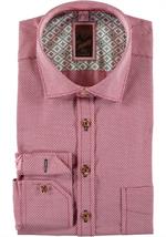 Orbis Hemd Slim Fit LA rot - Gr.37/38