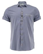 Orbis KA Hemd blau weiss - Gr.47/48