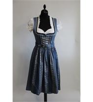Rose Dirndl Midi blau