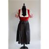 Rose Dirndl Midi rot schwarz - Gr.44