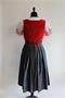 Rose Dirndl Midi rot schwarz - Gr.44 | Bild 4