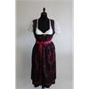 Rose Dirndl Midi schwarz pink - Gr.52