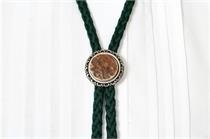 Schieber mit Horn - dunkelgrün