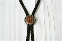 Schieber mit Horn - dunkeloliv