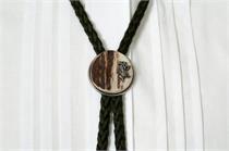 Schieber mit kleinem Hirschkopf - d'oliv