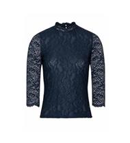 Spieth & Wensky Amberg-Bluse 3/4 Arm d'blau