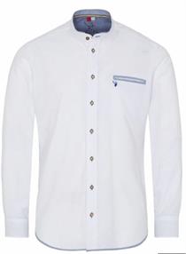 Spieth & Wensky Hemd LA Slim Fit weiss/blau - Gr.37/38 Spieth & Wensky Hemd LA Slim Fit weiss/blau - Gr.37/38