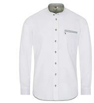 Spieth & Wensky Hemd LA Slim Fit weiss/grün