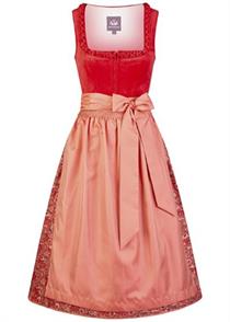 Spieth&Wensky Dirndl Midi Gloria rot - Gr.38