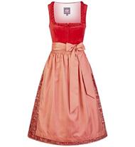 Spieth&Wensky Dirndl Midi Gloria rot