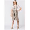 Stockerpoint Dirndl Kurz Adriene taupe - Gr.38