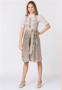 Stockerpoint Dirndl Kurz Adriene taupe - Gr.38