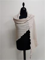 Stola Ajour Strick - 310 creme