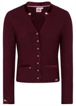 Strickjacke Malta burgund - L