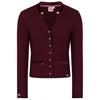 Strickjacke Malta burgund - XL