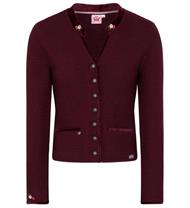 Strickjacke Malta burgund