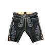 Trachten Lederhose Kurz Hector schwarz - Gr.50