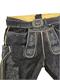 Trachten Lederhose Kurz Hector schwarz - Gr.50 | Bild 3