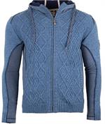 Trachten Strickjacke Kuntz indigo - Gr.50