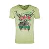 Trachten T-Shirt Ulrico grün - XL