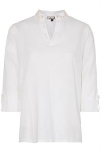 Trachtenbluse Helgrit weiss - XS