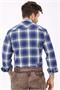 Trachtenhemd blau gross kariert - XS | Bild 2