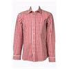 Trachtenhemd Regular Fit rot gross kariert - Gr. 39/40