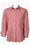 Trachtenhemd Regular Fit rot gross kariert - Gr. 43/44 | Bild 2